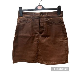 Primark Faux Leather Skirt